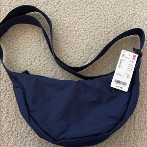 Uniqlo Navy Crossbody Shoulder Bag